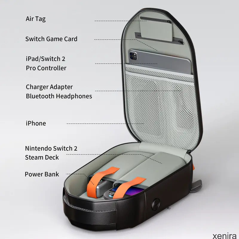 Hard Shell Sling Bag for Switch & Steam Deck